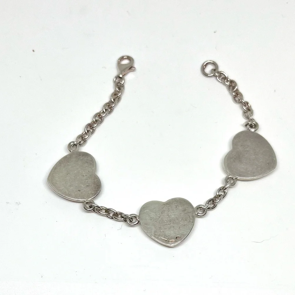 Christofle 925 Sterling Heart Bracelet